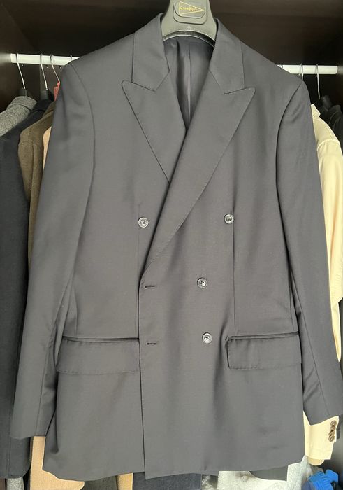 Blazer cruzado Armani azul marinho