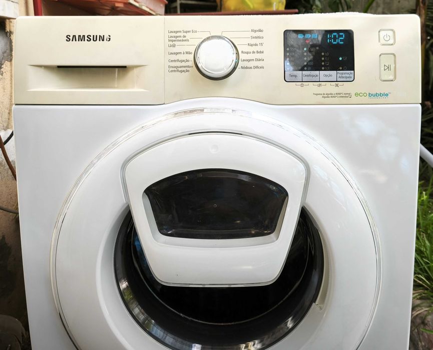 Máquina de Lavar Roupa Samsung 8 kg eco bubble A++ (entrega)
