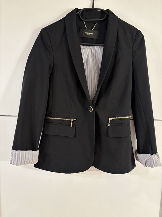 Marynarka czarna Reserved rozmiar XS