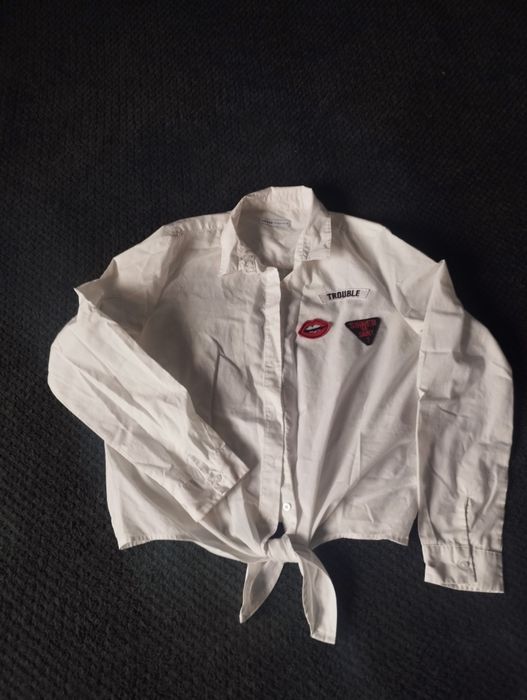 Bluzka koszula biała