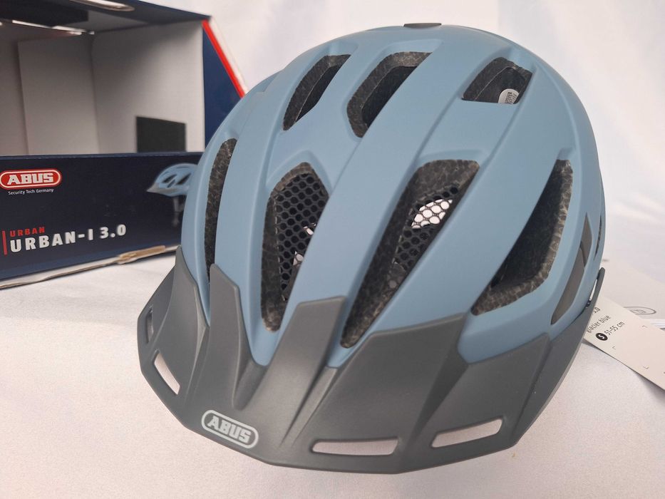 Kask rowerowy Abus Urban-I 3.0 Glacier Blue S 51-55cm LED