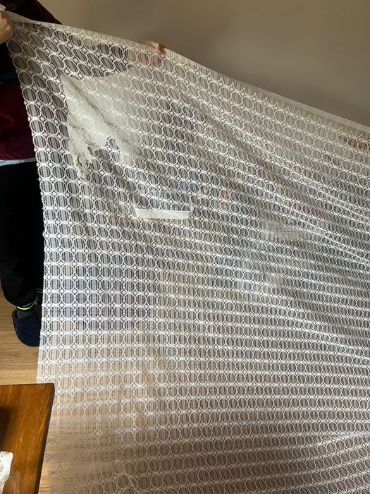 Biała firana kupon 3x8,2 m