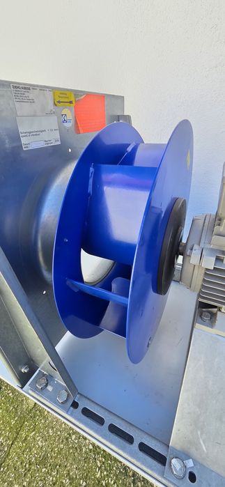 Ventilador extrator 8500 m3h Ar fumos tintas de estufas de pintura