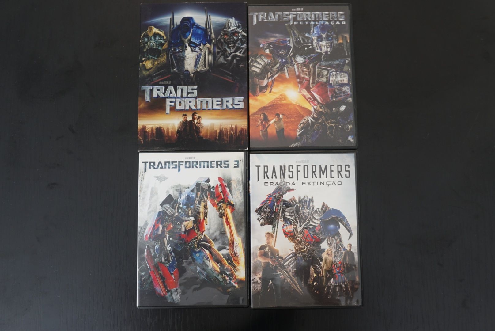 Coleção Dvds Transformers - Filmes Original - Novo