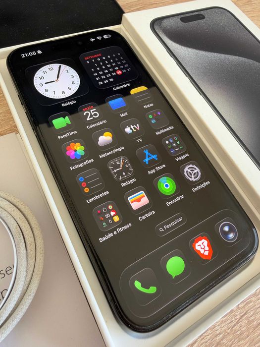 iPhone 15 Pro [128GB] + Capa e Película (OFERTA)