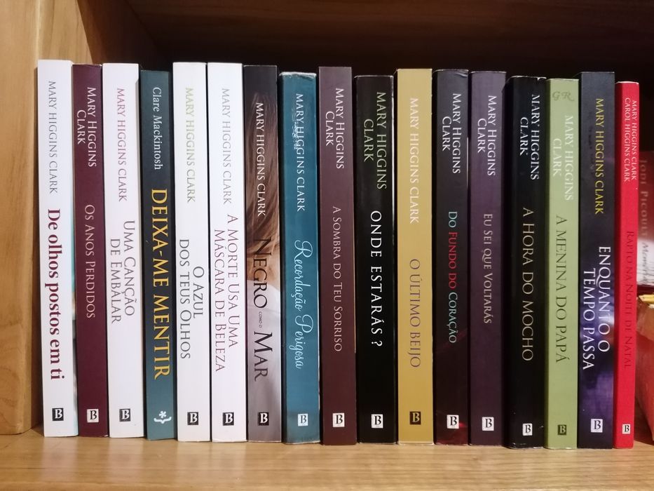 Livros de suspense da Mary Higgins Clark