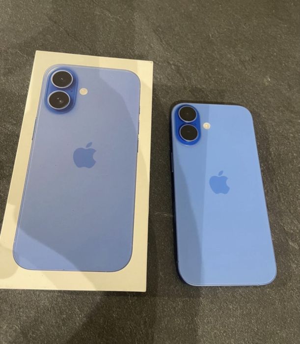 Iphone 16 azul novo - GARANTIA APPLE