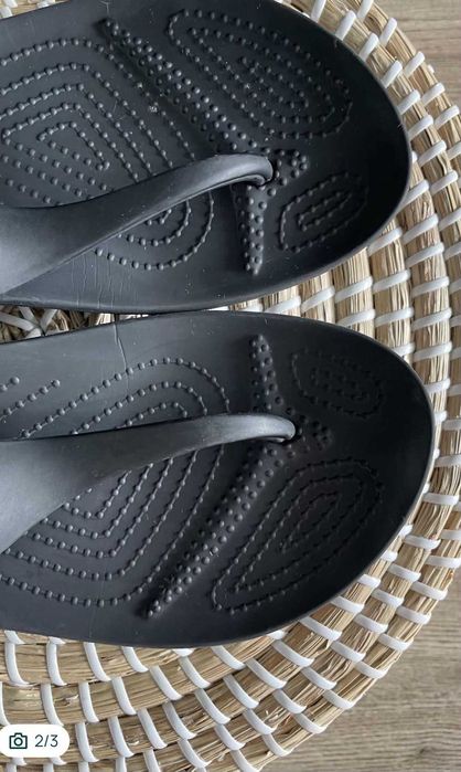 Crocs japonki serena flip czarne W8 38/39