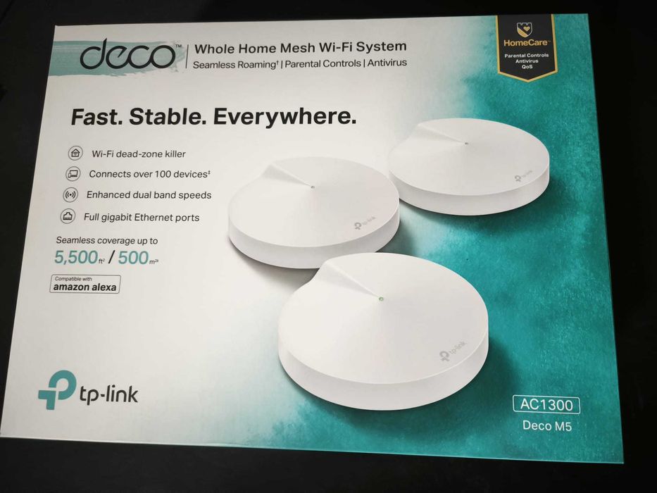 TP-Link Deco AC1300 M5 (pack 3) Mesh