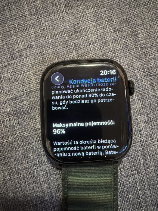 Apple Watch Series 10 46 mm GPS – Czarny | Bateria 96% | Stan bardzo dobry