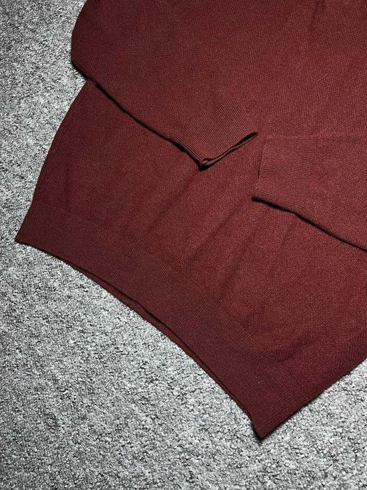 Чоловічий светр MASSIMO DUTTI  1/4 zip - 100% Вовна - Розмір М