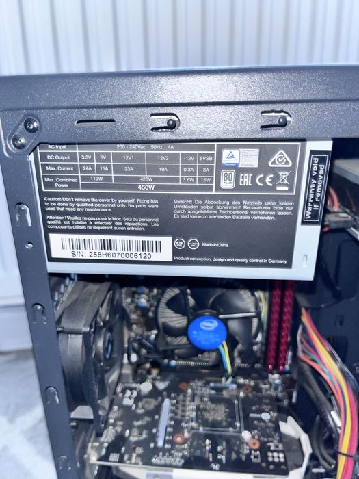 Komputer stacjonarny intel pentium GTX 1050