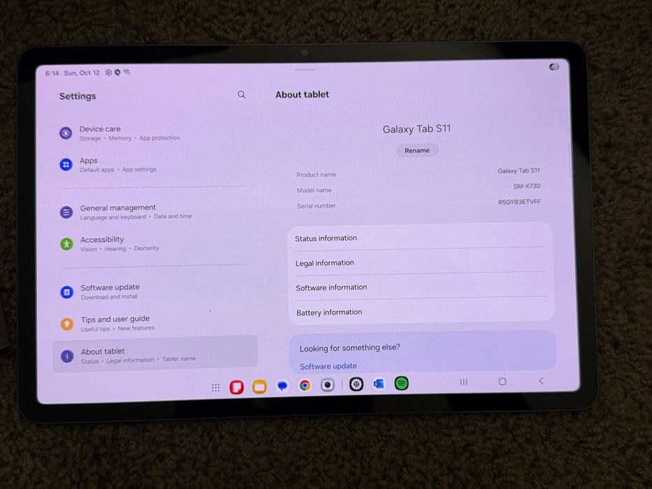 Samsung Galaxy tab S11 128gb