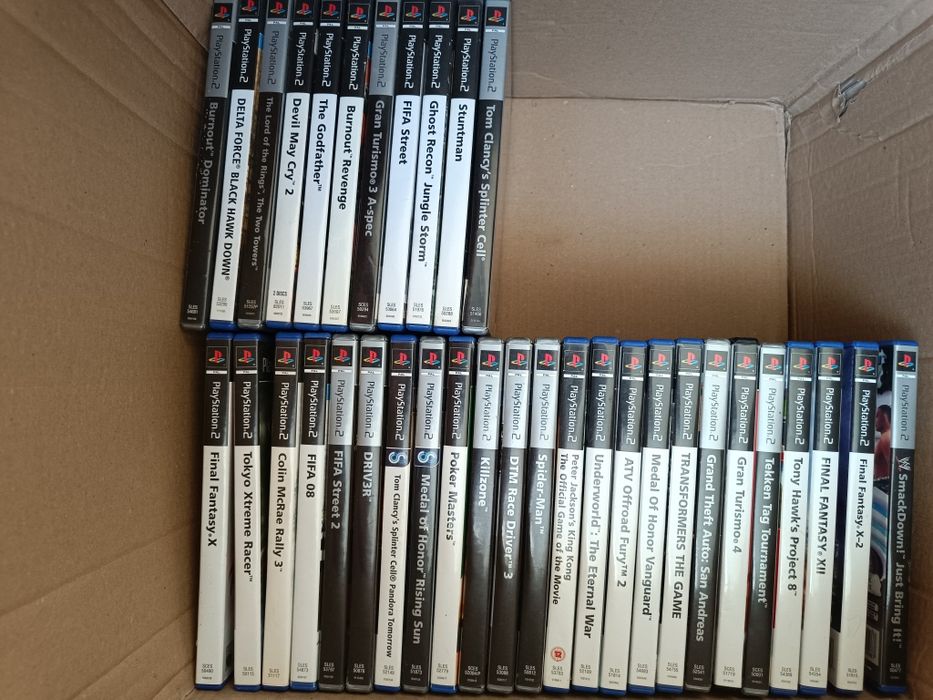 Gry na PlayStation 2. 20zł za sztukę
