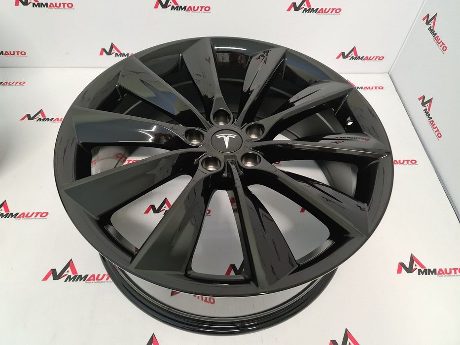 Jantes Tesla Model S Turbine Preto Brilho 21 (5x120)