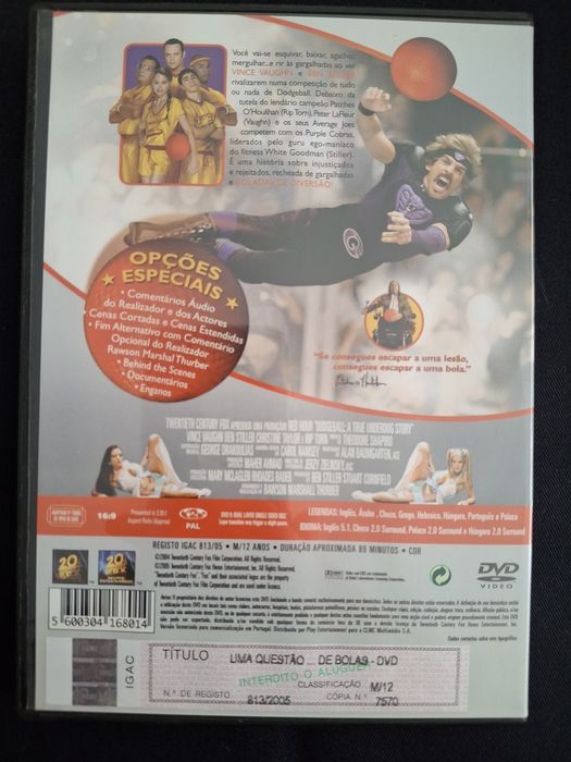 DVD Uma Questão de Bolas.