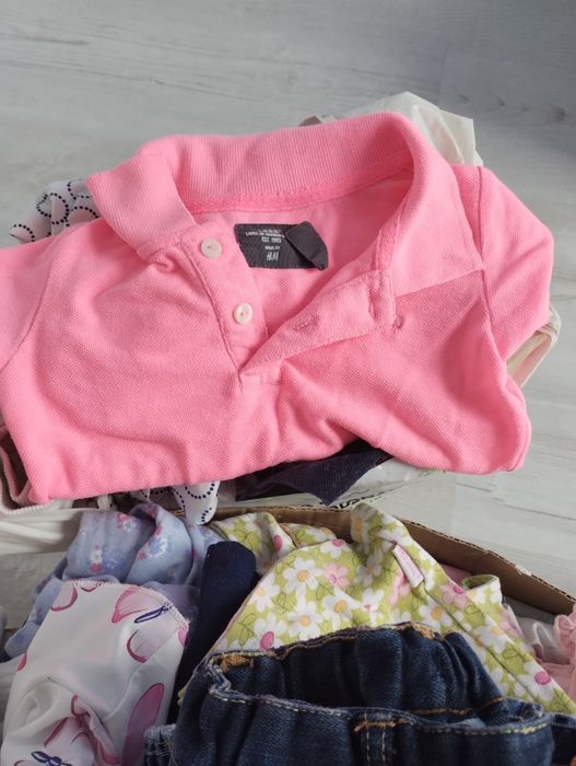 Ubranka niemowlęce. Cała wyprawka., ponad 100 sztuk. 70 groszy