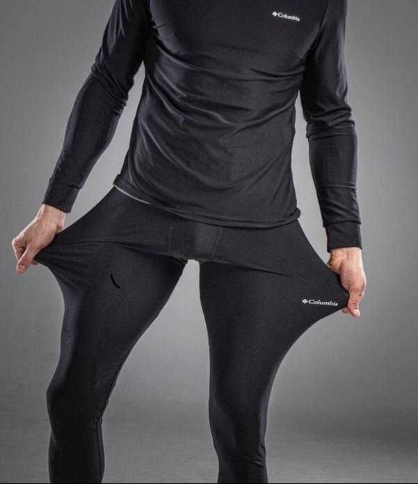 Термобілизна чоловіча columbia OMNI HEAT чорна термобелье