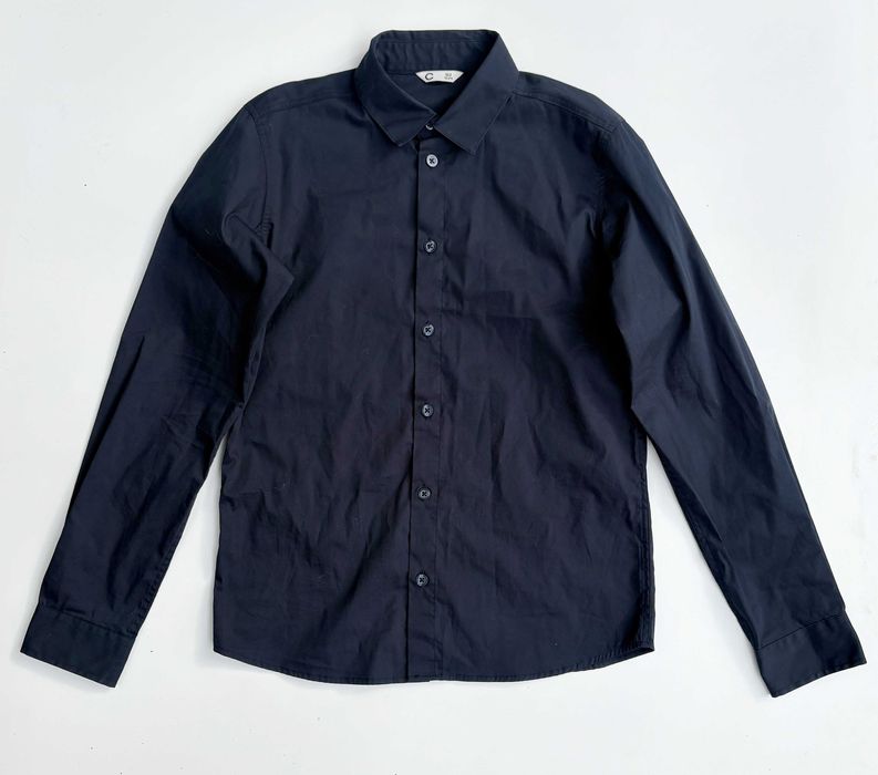 Koszula Granatowa Cubus 152 cm 12 lat Elegancka Wizytowa