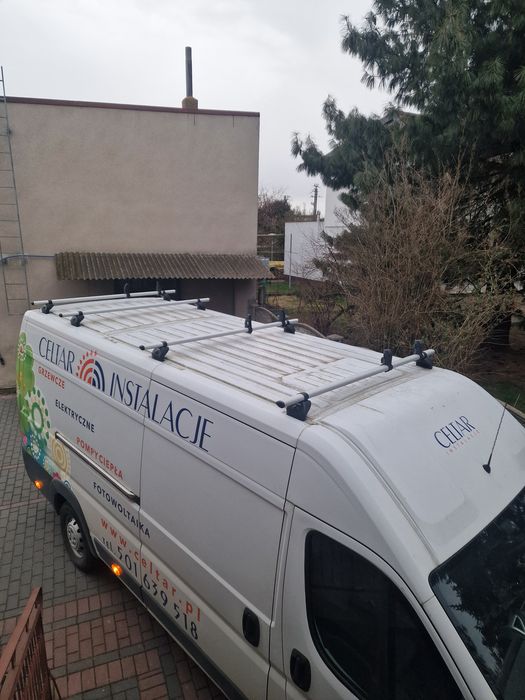 bagażniki dachowy , belki firmy Rhino do Fiata Ducato, Boxera, Jumpe