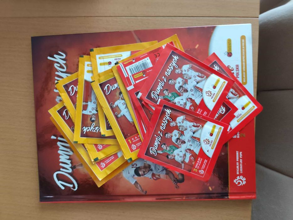 Karty Panini Mix moich powtórek + album i naklejki Dumni z naszych