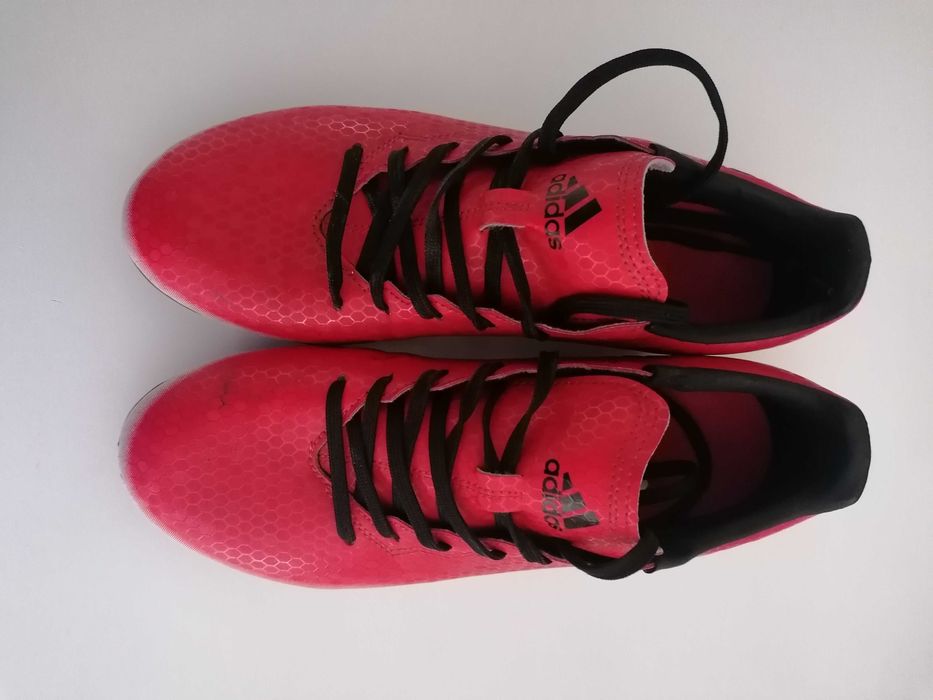 Chuteira Adidas Messi 16.4 FXG Campo Vermelha
