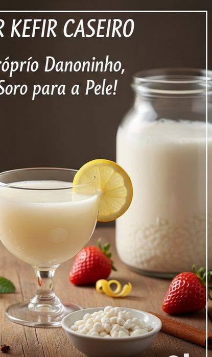 KEFIR de leite. (Probiótico)