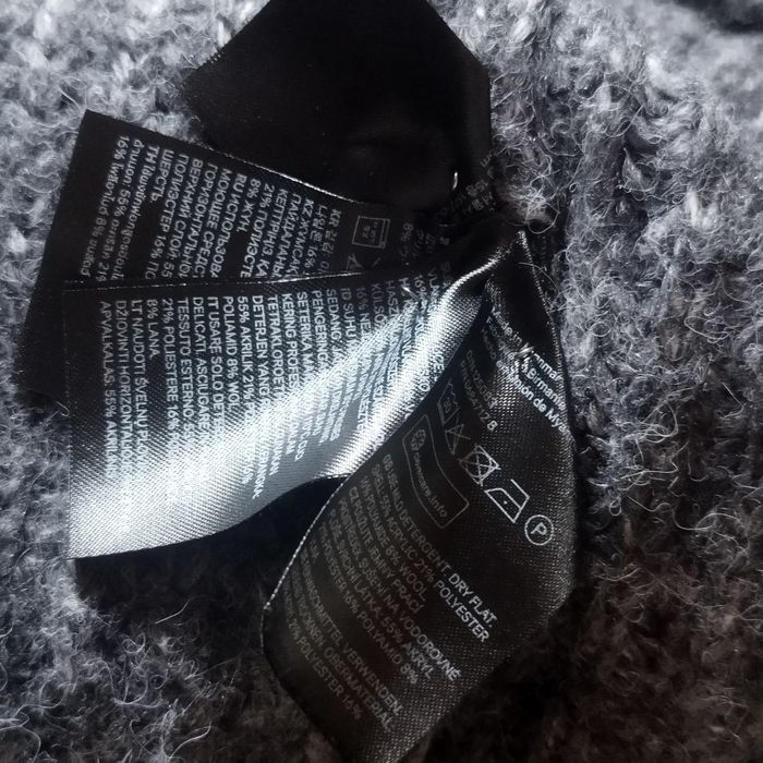 Вязаные свитера р.56-58 серого ОВЕРСАЙЗ и с паетками р.54-56 акриловы