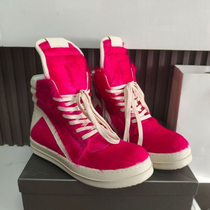 Кросівки Rick owens geobasket Furry/рік овенс геобаскет фуррі