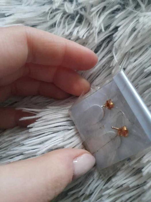 Kolczyki jasny róż Fashion earrings