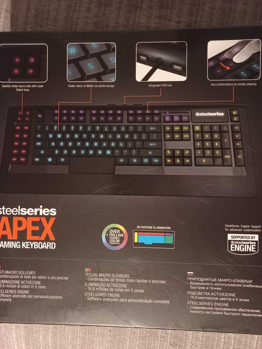 Teclado steelseries apex AZERTY