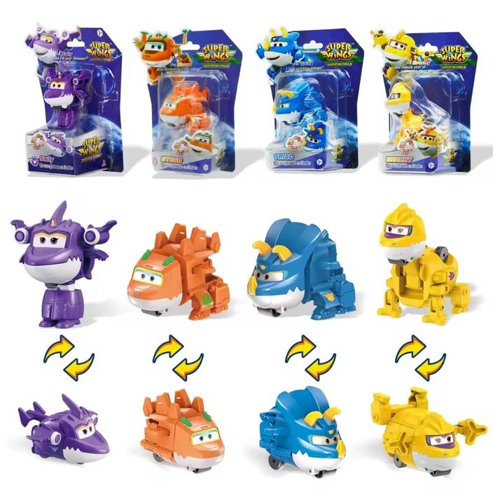 Колекційний набір міні трансформери Super Wings Супер Крила Супер Крылья
