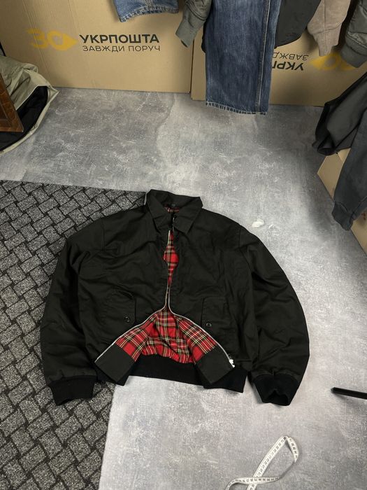 ( M ) Чорний класичний харінгтон / Бомбер по типу Lonsdale / Харік