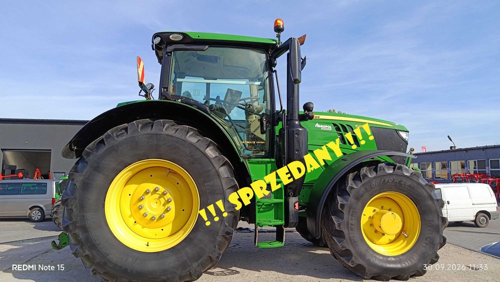 John Deere 6215R Ultimate Edition CommandPro, 5506 h, stan bardzo dobry z Niemiec, antena SF6000