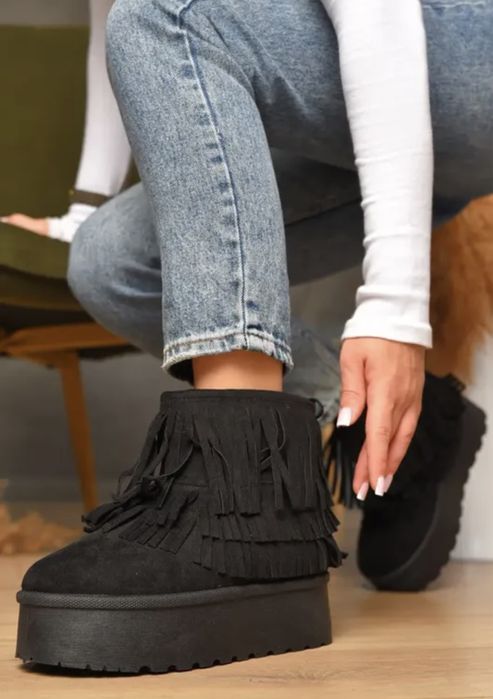 Угі жіночі чорні уггі зимові 36-41 Угги женские уги зимние