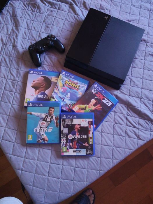 Ps4 mais comando com jogos