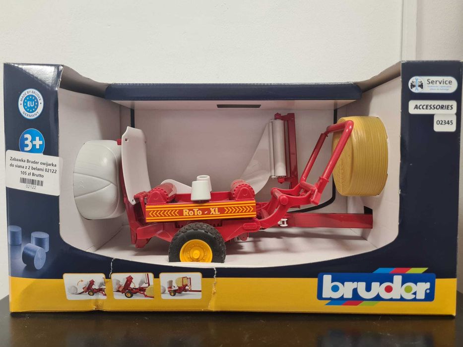 Zabawka BRUDER owijarka do siana