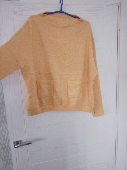 Свитер Dressa xxl.Вискоза+шерсть.Желтый.Длина 68 см.