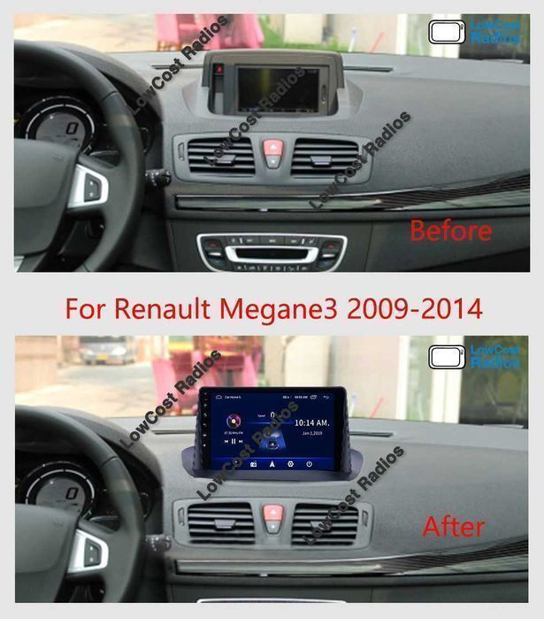 PROMO: Auto Rádio 9' RENAULT MEGANE 3 | GPS ANDROID BT USB APPS WIFI | CARPLAY • ANDROID AUTO
