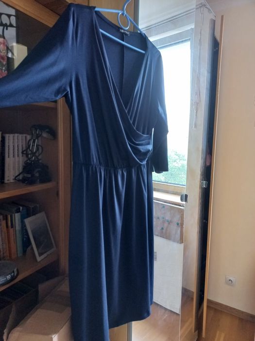 Granatowa sukienka Lental r.XL