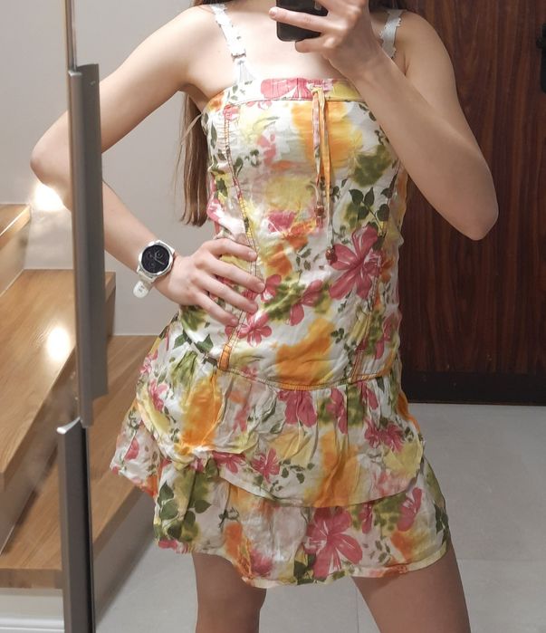 Letnia sukienka w kwiaty na lato xs