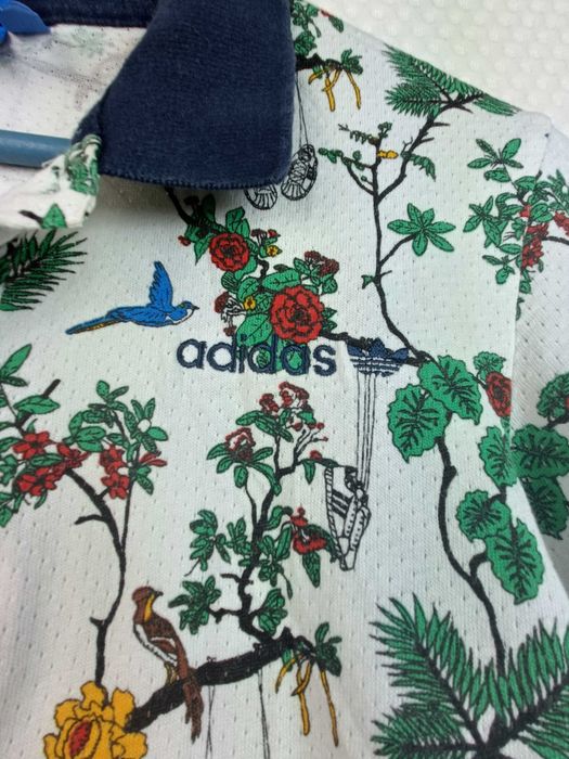 Adidas polo koszulka XS/S kwiaty męski