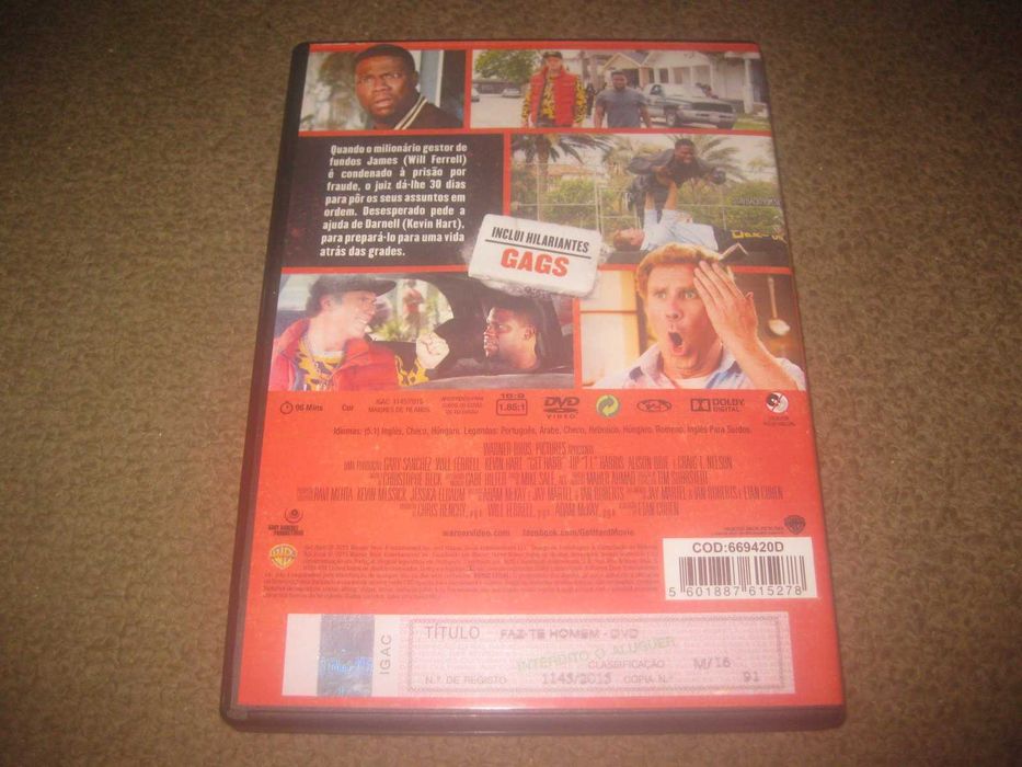 DVD "Faz-te Homem" com Will Ferrell