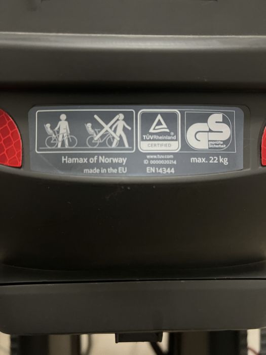 Cadeira de criança para bicicleta