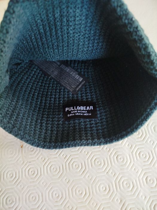 Gorro de cor verde escura