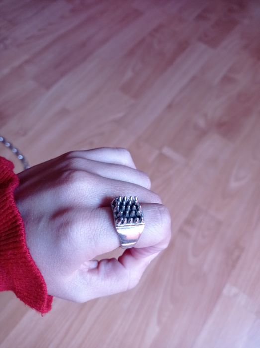 Correntes, pulseira, colar e anel