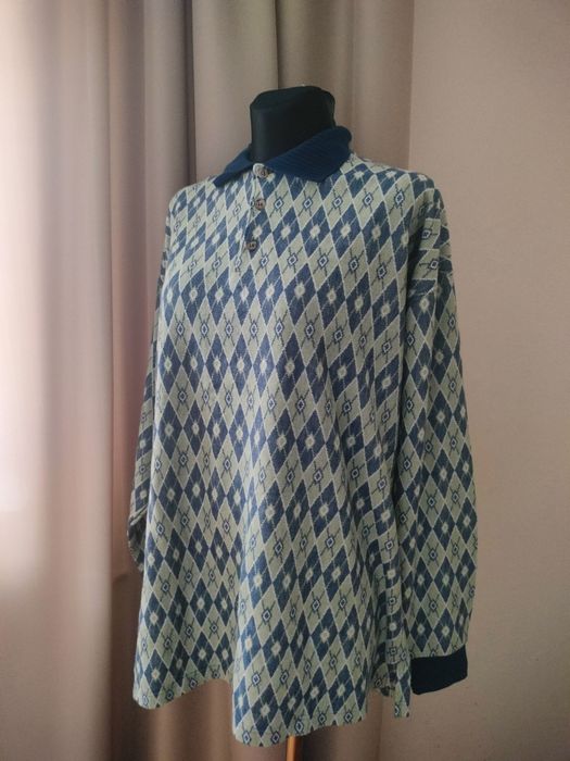 Nowa z metką bluzka we wzory z kołnierzykiem Jack&Jones L