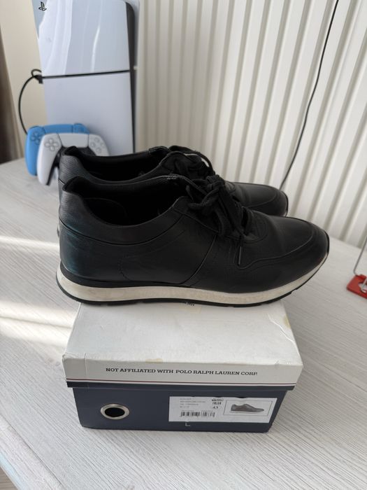 Чоловічі шкіряні кросівки us.pollo assn