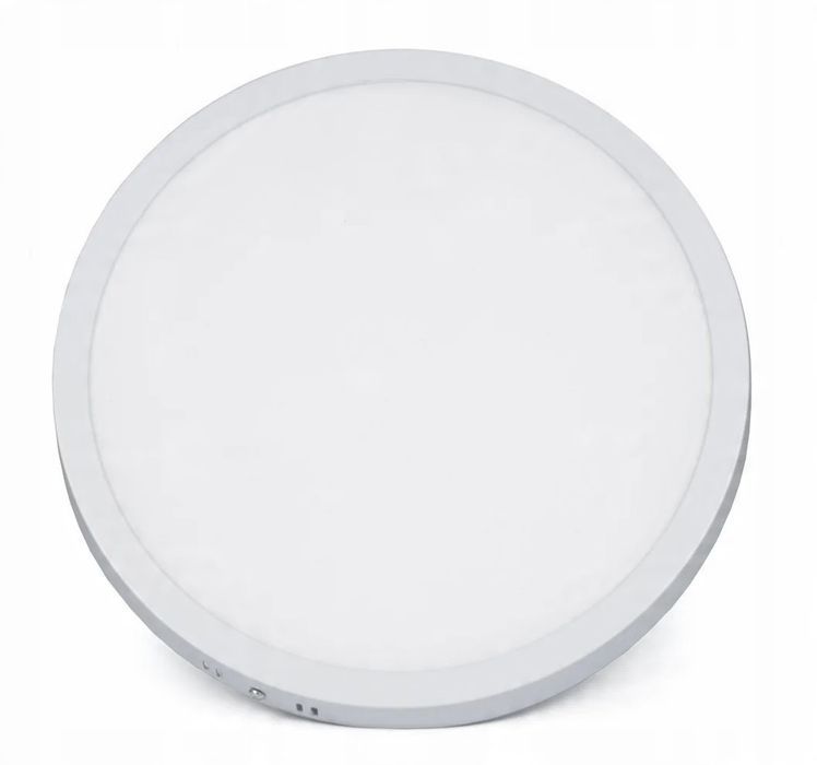 Plafon LED 18W ciepła 3000K 21cm biały lampa sufitowa panel natynkowy