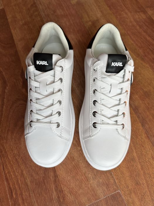 Karl Lagerfeld Oryginalne Buty Sneakersy Wizytowe Obuwie 38/ dł 24,5cm